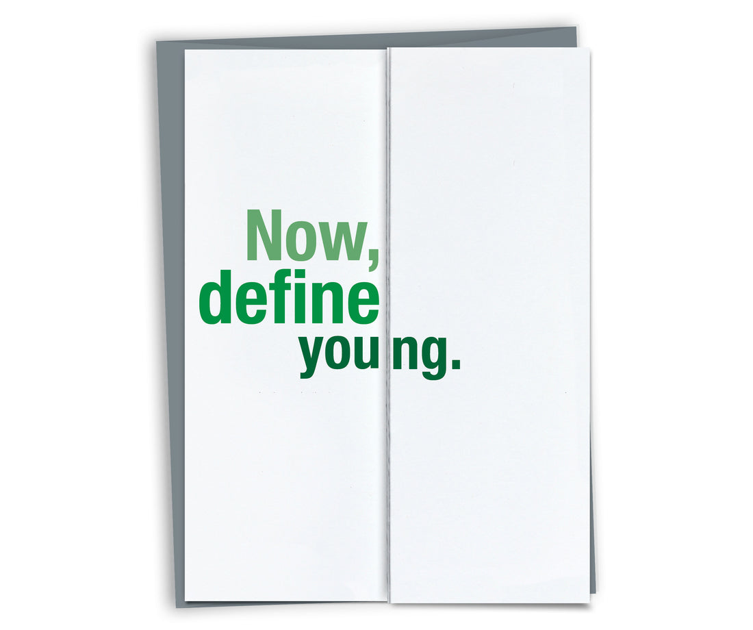 Now, define young