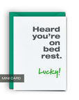 Bed Rest - Mini Card