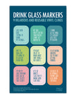 Funny Drink Glass Markers