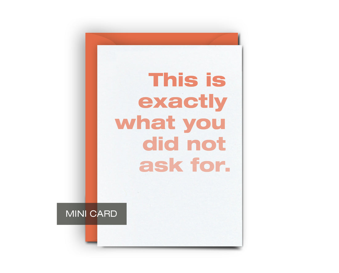 This is Exactly - Mini Card
