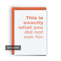This is Exactly - Mini Card