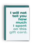 Spent - Mini Card