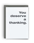 A Thanking - Mini Card
