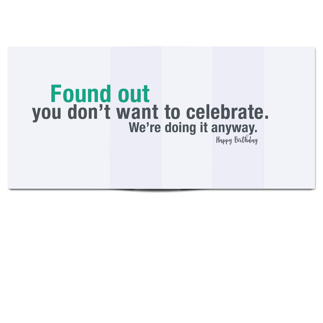F You Funny Birthday inside