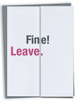 Farewell Card - Snarky