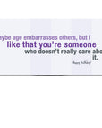 Maybe Lie about it birthday card inside view