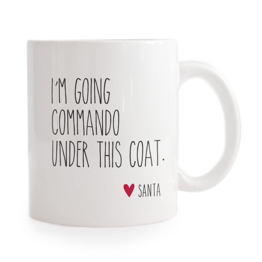 Creepy Notes from Santa - Going Commando Mug