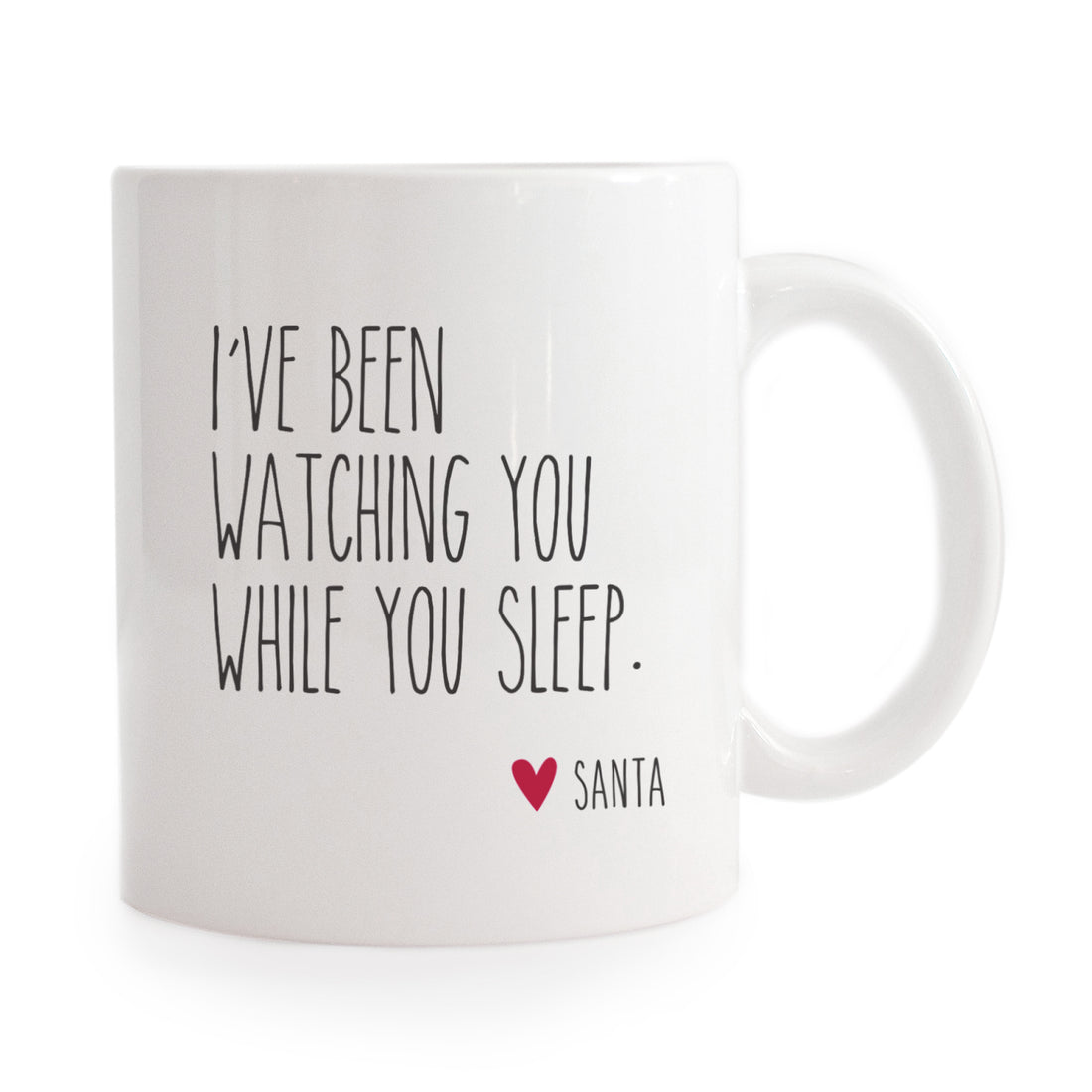 Creepy Notes from Santa - Watching You Sleep Mug