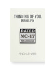NC-17 Enamel Pin