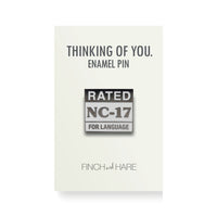 NC-17 Enamel Pin
