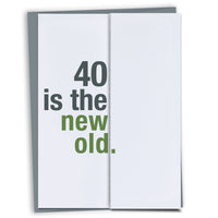 Funny 40th Birthday Card