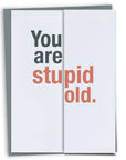 Stupid Old Birthday Card