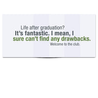 It Sucks Snarky Graduation Card inside