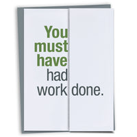 Work Done Birthday Card