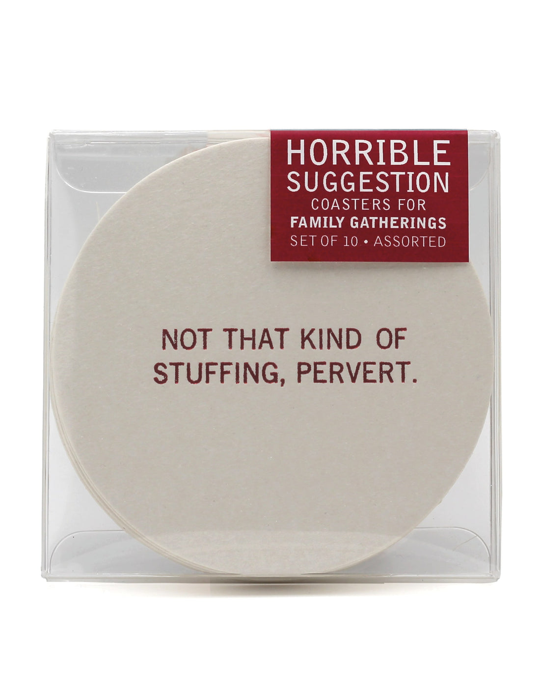 Family Thanksgiving and Christmas Funny Coasters