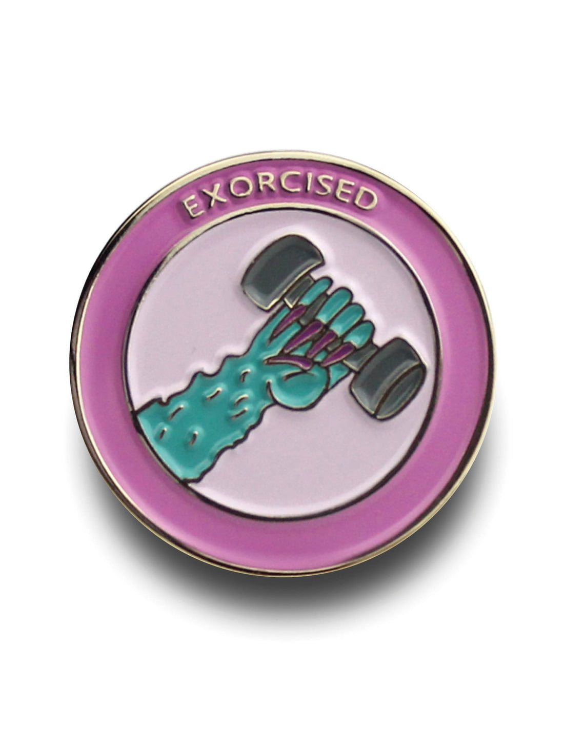Exorcised Enamel Pin
