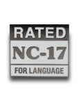 NC-17 Enamel Pin