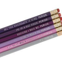 Period Pencil Set