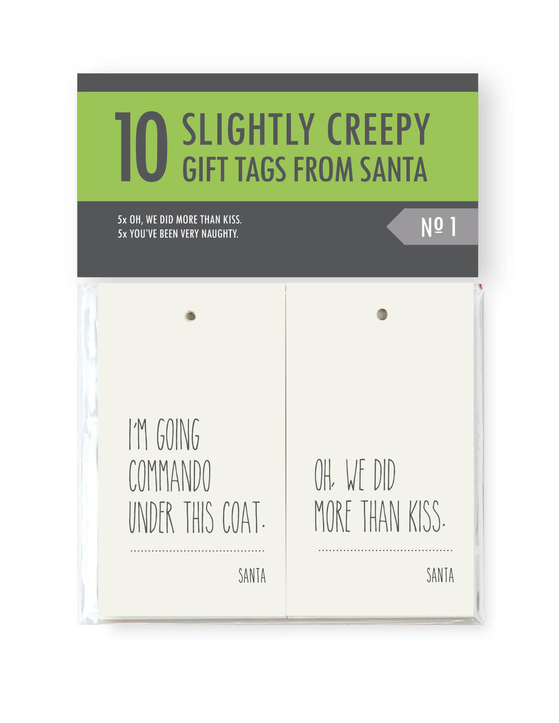 Creepy Santa Gift Tags - Set #1