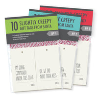 Creepy Santa Gift Tags - Set #3