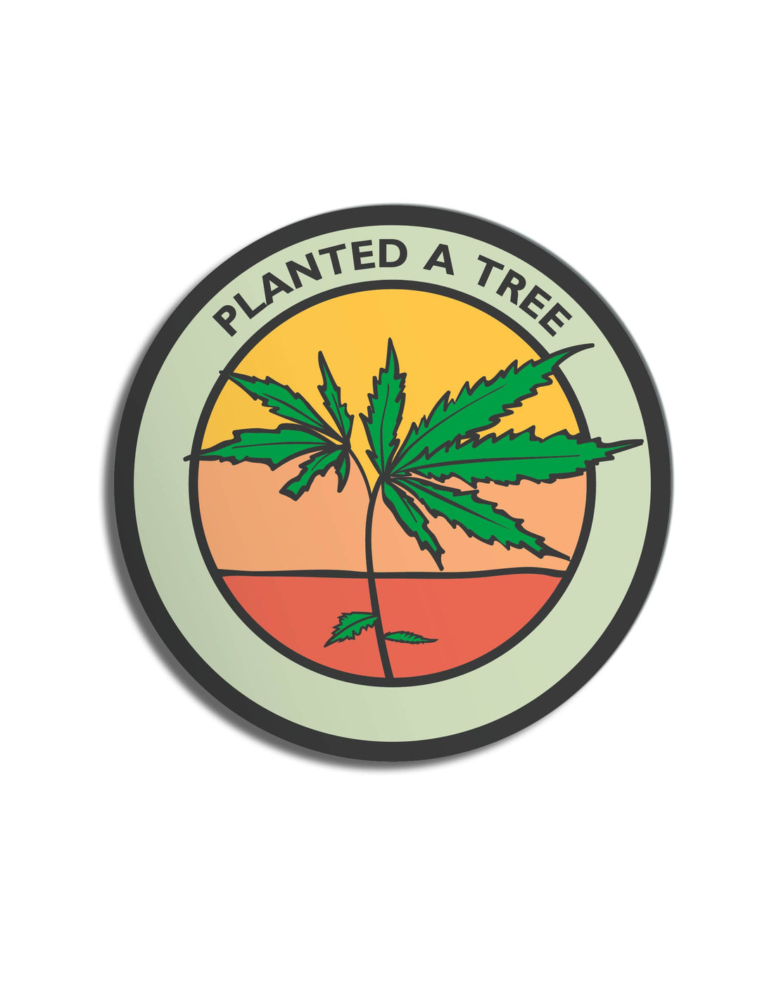 Planted a Tree Vinyl Sticker