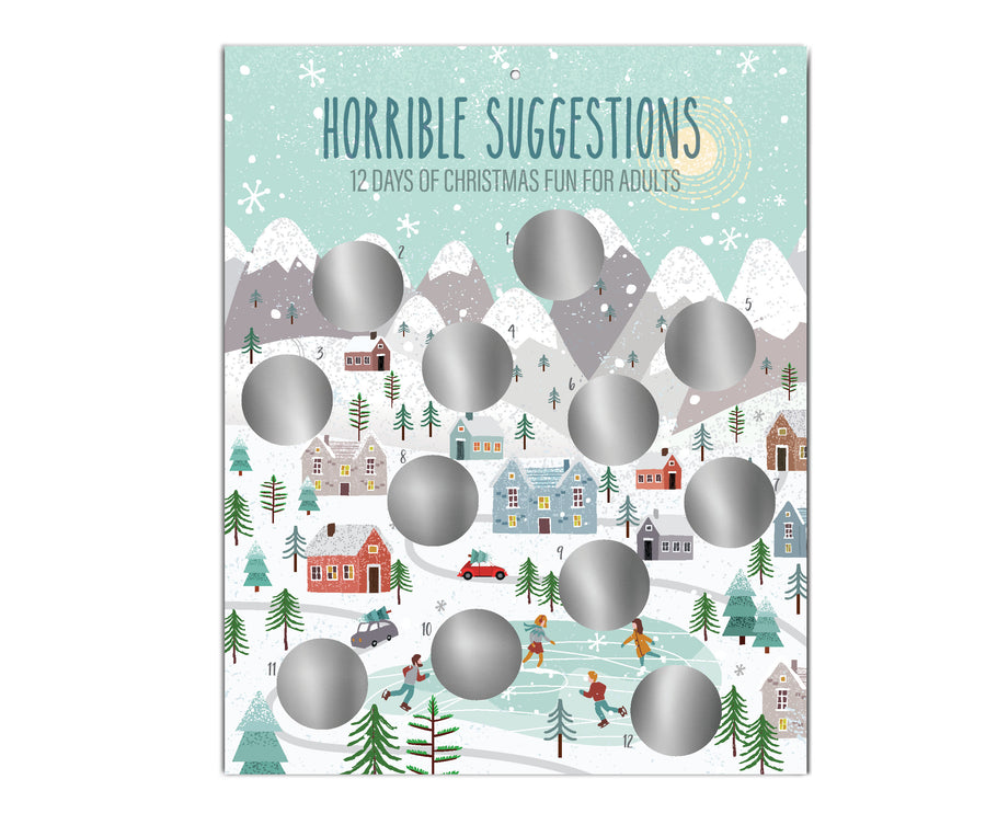 Horrible Suggestions Adult 12 Days of Christmas