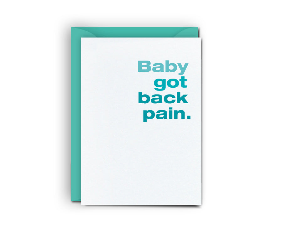 Back Pain - Mini Card