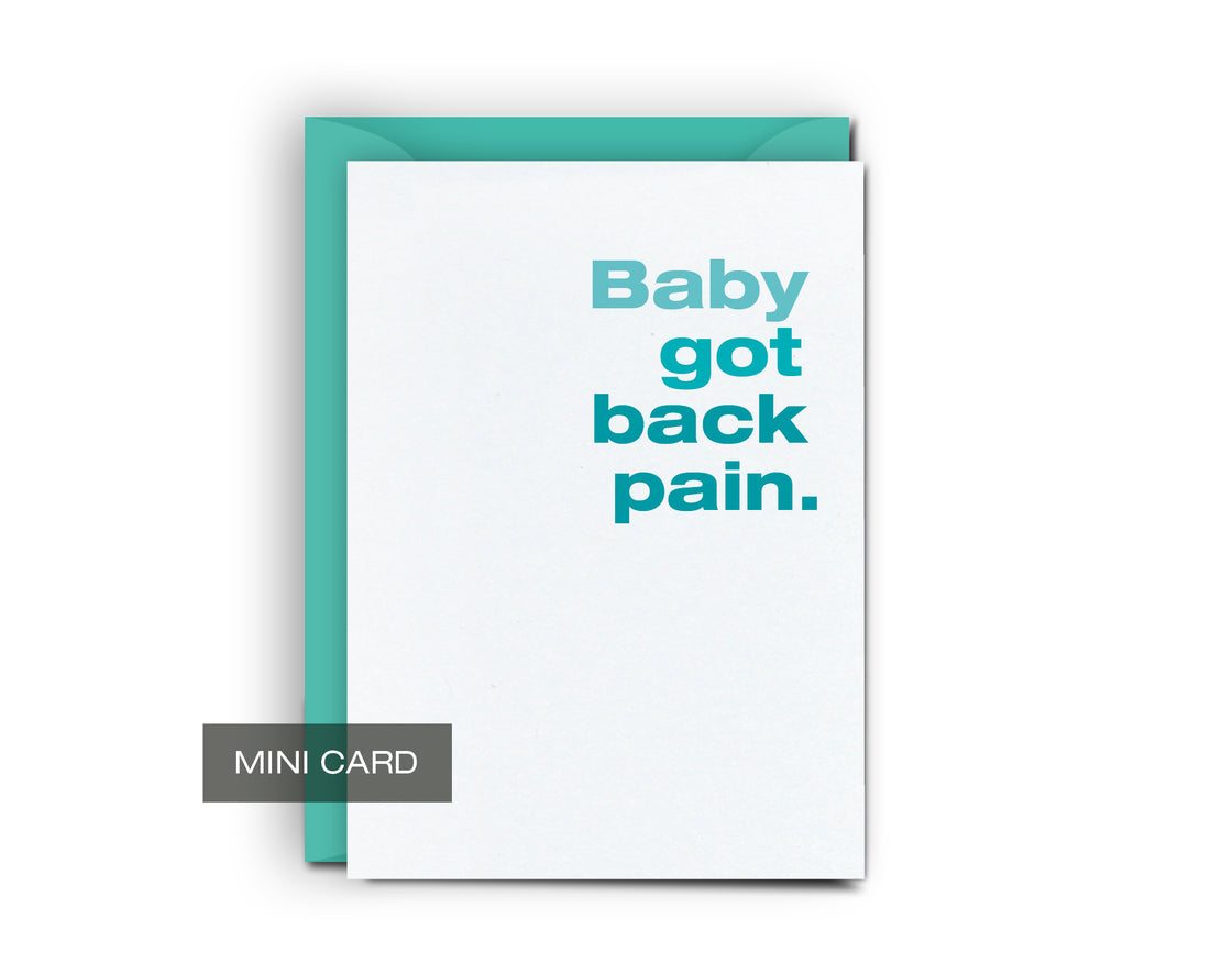 Back Pain - Mini Card