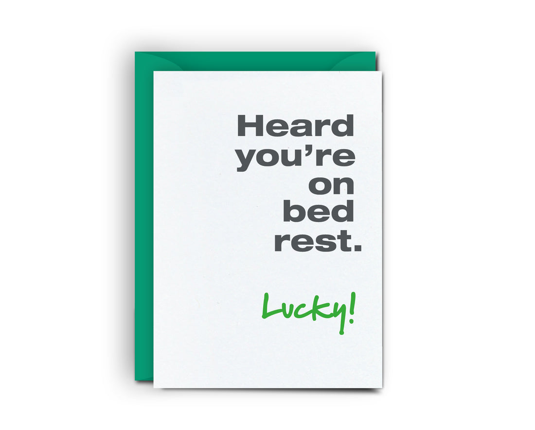 Bed Rest - Mini Card