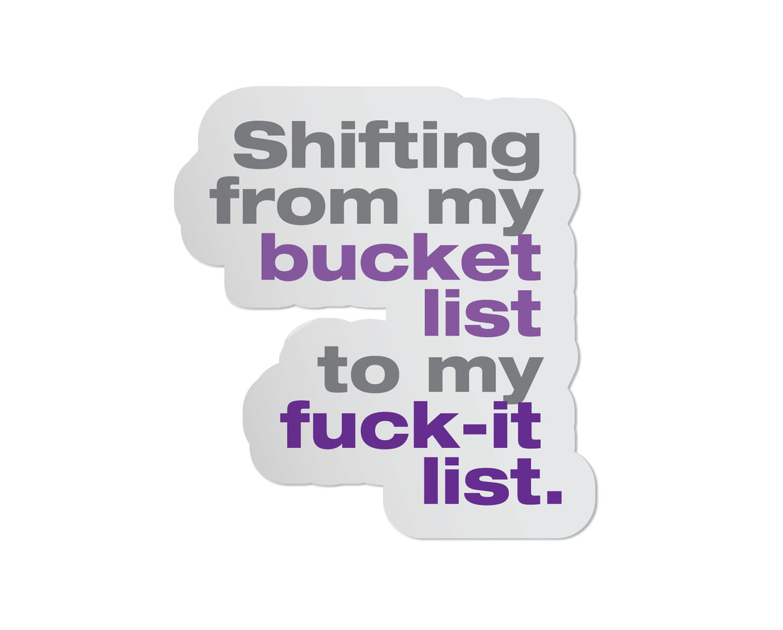 Bucket List Sticker