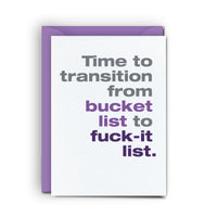 Bucket List - Mini Card