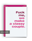 Classy Couple - Mini Card