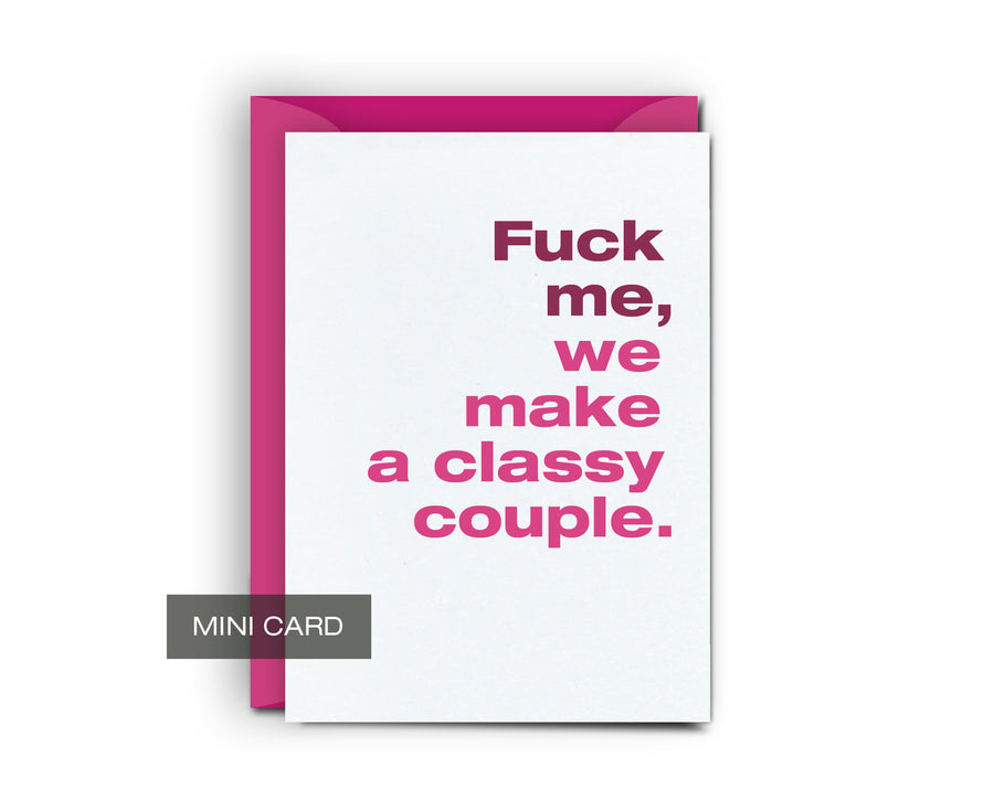 Classy Couple - Mini Card