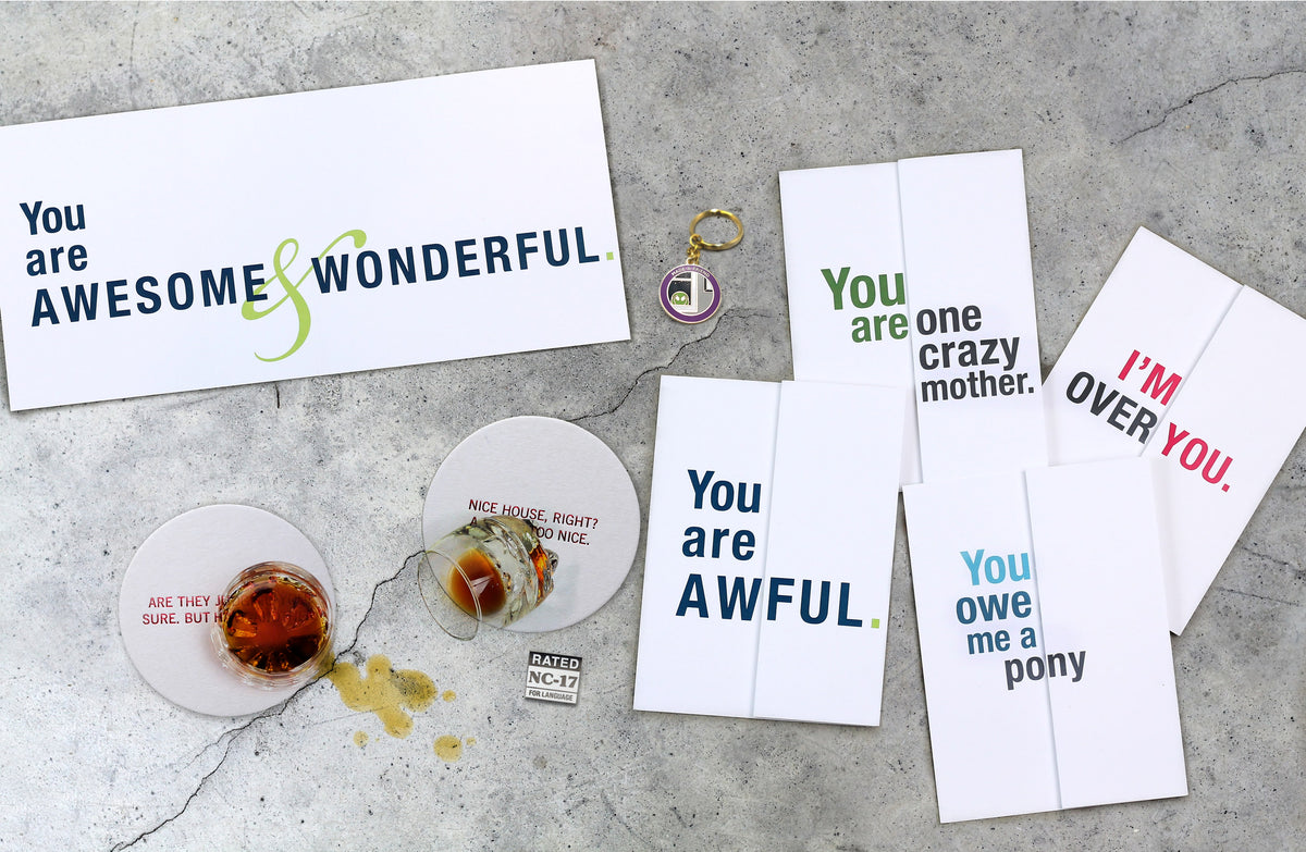Unique and Sarcastic Greeting cards and gifts