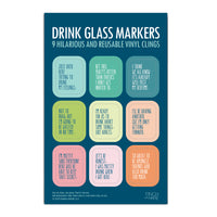 Funny Drink Glass Markers