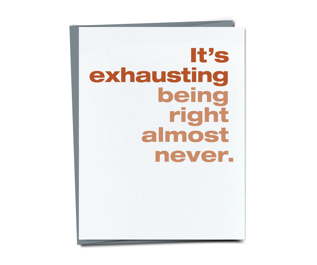 Exhausting