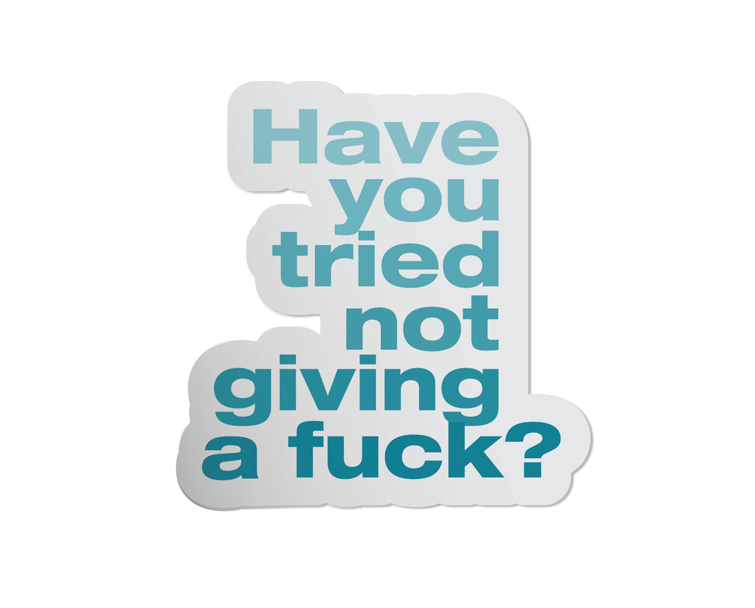 Giving A Fuck Sticker