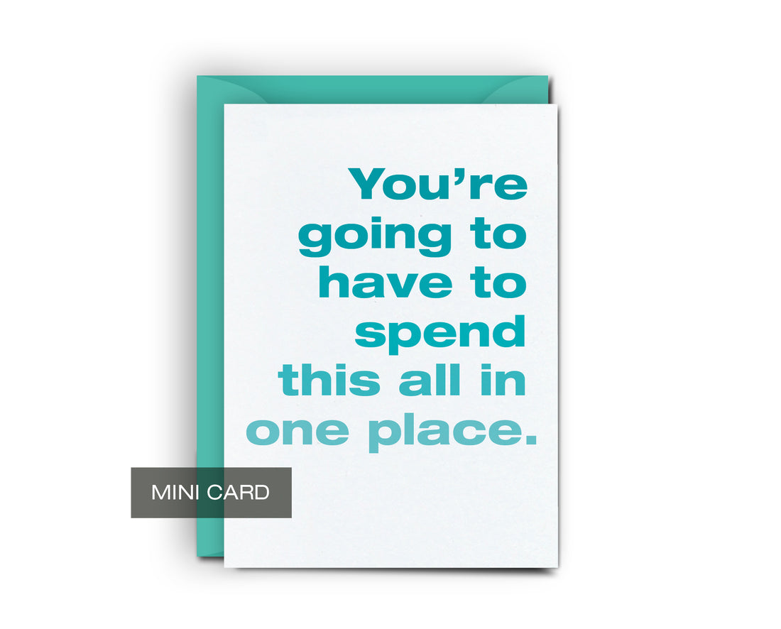 One Place - Mini Card