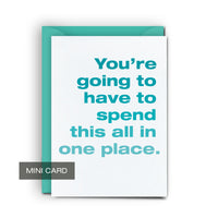 One Place - Mini Card