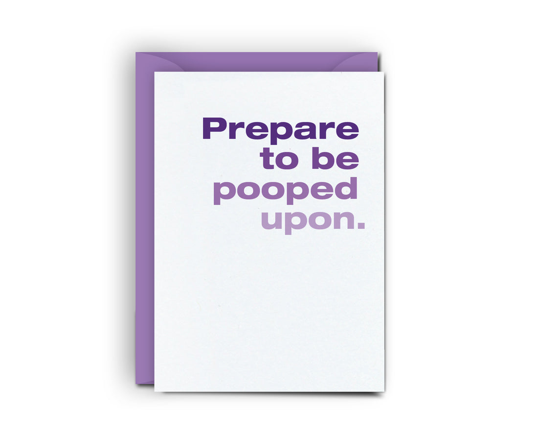 Pooped Upon - Mini Card