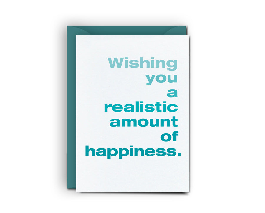 Realistic Happiness - Mini Card