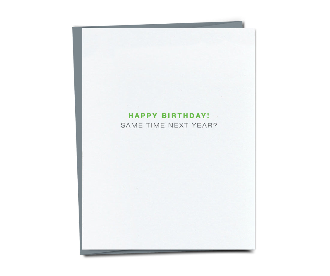 Same Time - Birthday
