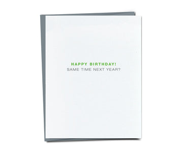 Same Time - Birthday