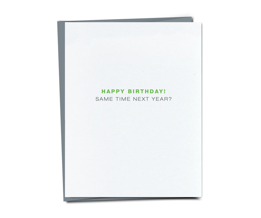 Same Time - Birthday
