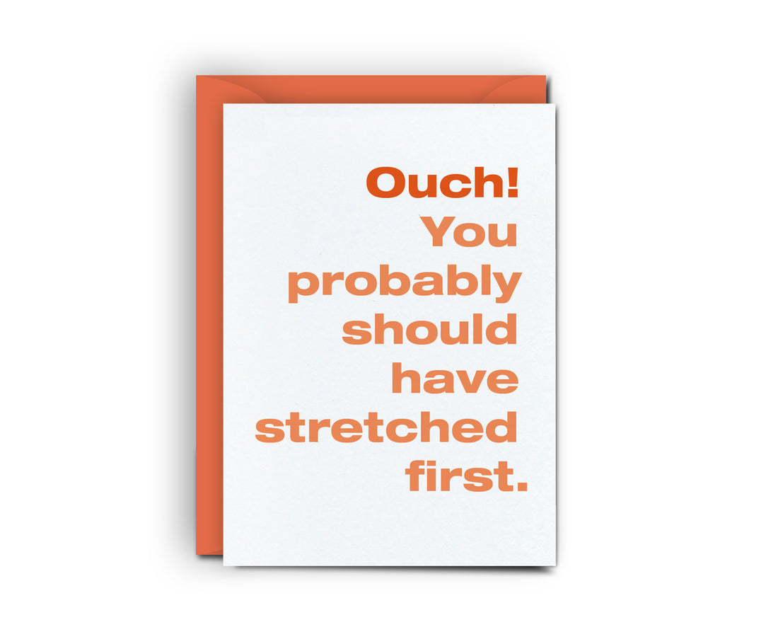 Stretched First - Mini Card