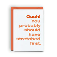 Stretched First - Mini Card