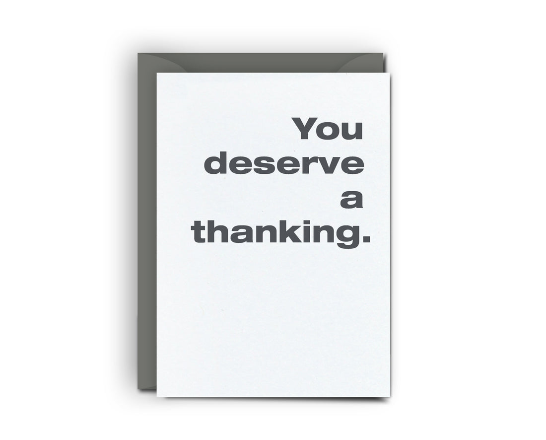 A Thanking - Mini Card