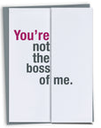 Boss of Me/Us