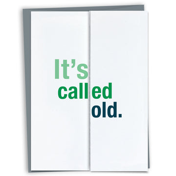 It's Called Old Funny Birthday Card