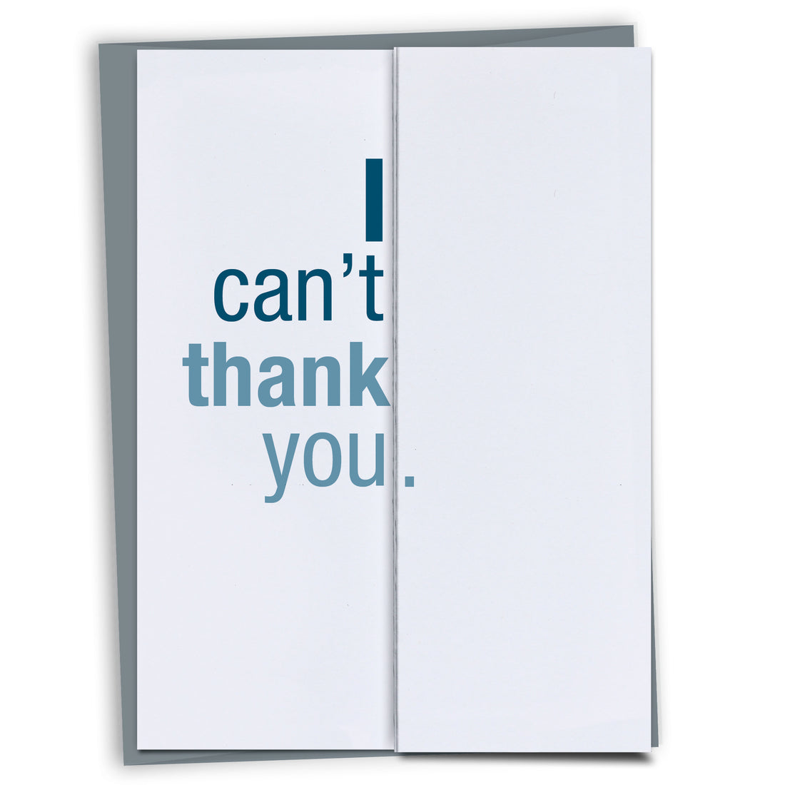 Can't Thank You Card
